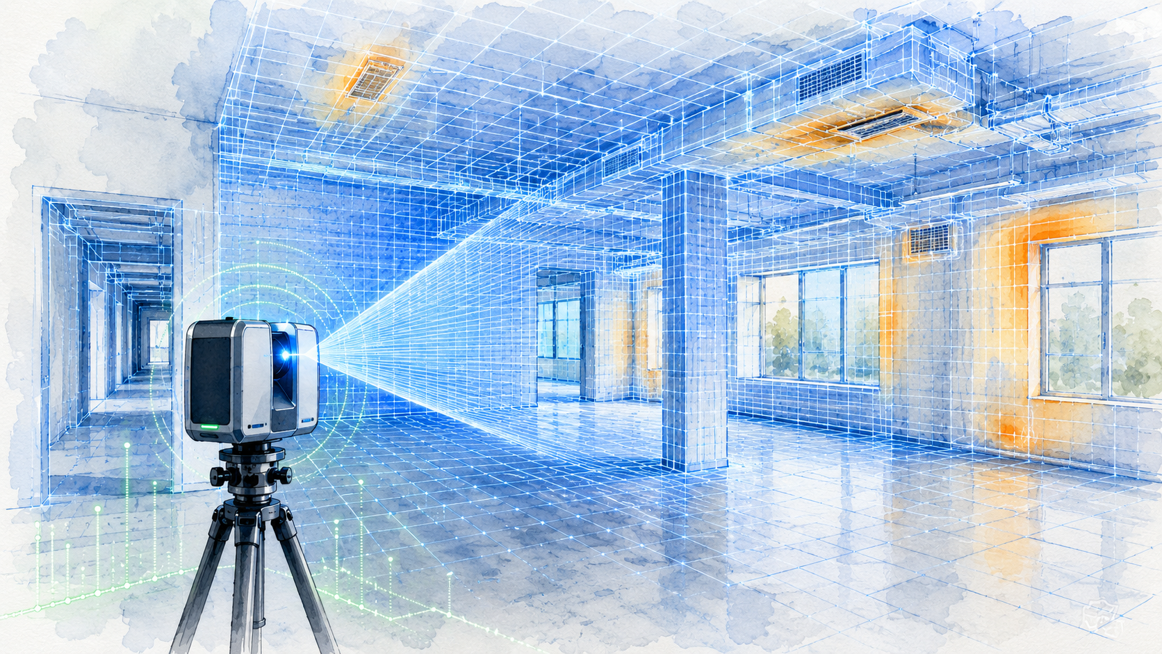 Interior 3D dimensional scan