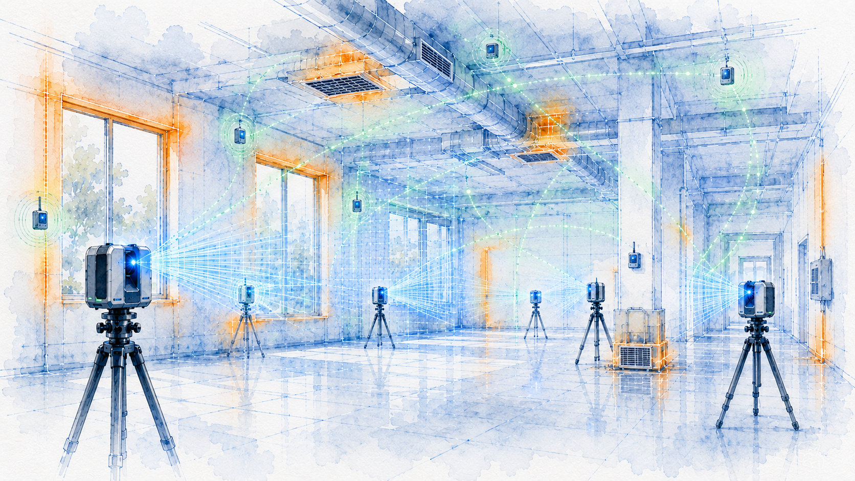 Wireless IR temperature sensor array