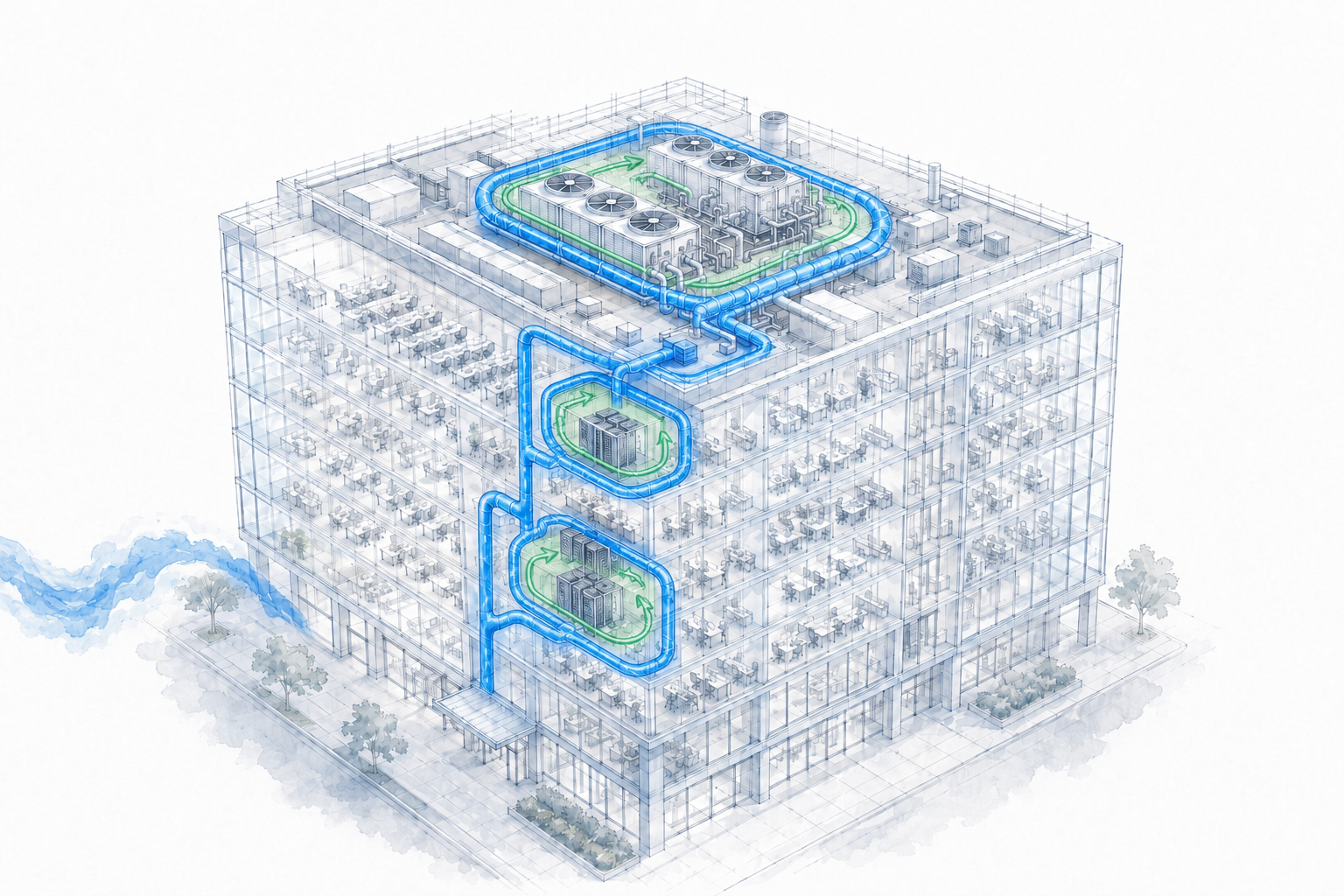 Building and HVAC thermal governance